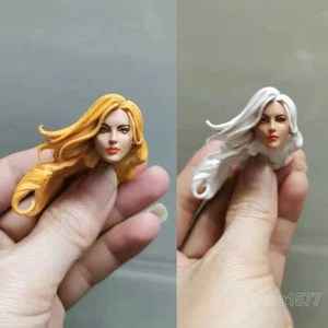 1/12 weibliche Schönheit Ritter Kopf Skulptur Soldatenkopf für 6 Zoll vier Reiter Figur - Bild 1 von 12