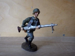 Approx. ELASTOLIN Figure 1935 soldier soldier WEHRMACHT machine gun (2) - Picture 1 of 5