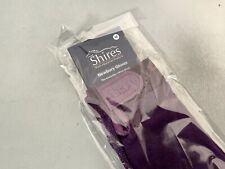 Shires Adults Newbury Horse Riding Gloves Pimple Grip - Purple - Size Medium