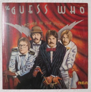The Guess Who 1975 Power In The Music Vinyl Record Die Cut Jacket - Picture 1 of 15