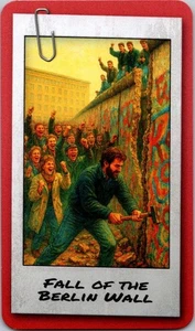 2024 Zendecks Historical Events FALL OF BERLIN WALL art card Free Ship - Picture 1 of 2