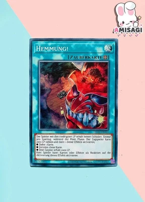 Yu-Gi-Oh! - Inhibition! Super Rare OP26-DE010 Card Trading Card TCG Tournament - Image 1 of 3