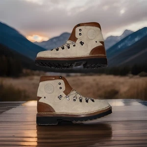 Size 13 - Polo Ralph Lauren Alpine Country Suede & Leather Hiking Boots W/Laces - Picture 1 of 17