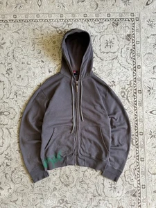 Vintage Diesel Y2K Logo Zip Up Hoodie Japanese numbernine style avantgarde SZ L - Picture 1 of 24