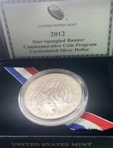 2012 Star Spangled Banner Commemorative Coin with Original Box - Picture 1 of 21