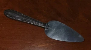 VTG ORNATE STERLING SILVER HANDLE CAKE PIE BUTTER CUTTER SERVER STAINLESS BLADE - Picture 1 of 6