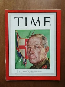 Time Magazine May 3 1943 First Army's Kenneth Anderson No Label Newsstand - Picture 1 of 1
