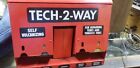 Vintage Tech-2-Way Tire Repair Cabinet and Tire Repair Patches and Containers