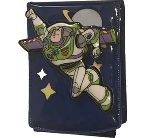 Disney Store Toy Story Buzz LightYear Wallet Vintage Disney PVC - Picture 1 of 6
