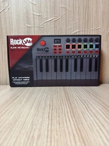 RockJam RJMK 25-Key USB & Bluetooth 8-Backlit Drum Pads Midi Keyboard Controller - Bild 1 von 9