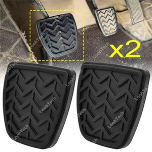 For Toyota Camry Corolla Rubber Replacement Brake Clutch Pedal Pads Cover 2Pcs - Picture 1 of 7