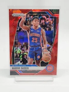 Panini Prizm 2024-25 Marcus Sasser Red Ice Prizm Detroit Pistons 21 - Picture 1 of 2