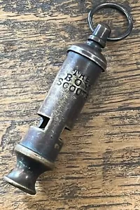 Vintage 74mm Hudson ACME Boy Scout Pillar Top Pfeife 1908 Patent No 5727.08 - Bild 1 von 4