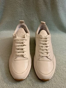 FILLING PIECES Leather White Low Top EUC Sz 42 8.5/9 - Picture 1 of 10