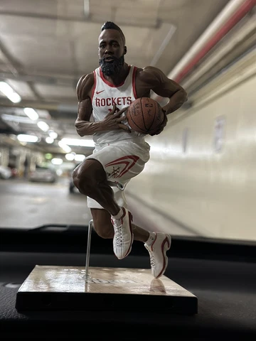Mcfarlane NBA 31 James Harden Houston Rockets White Uniform Action Figure Cover