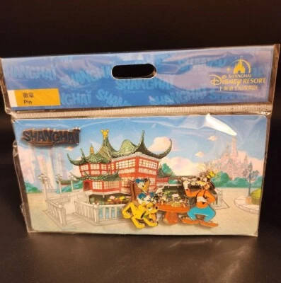 Juego de pines y postales Disney SHDL Goofy, Donald y Pluto Foto 1 de 3
