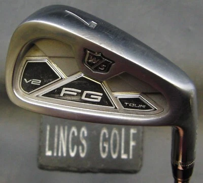 Wilson Staff FG V2 Tour 7 Iron Stiff Steel Shaft Lamkin Grip - Image 1 of 4