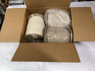 Tapicería Borde 1/2" Mueble Cortina Lámpara Gimp 3 rollos 144 yardas cada uno ENVÍO GRATUITO Foto 1 de 4