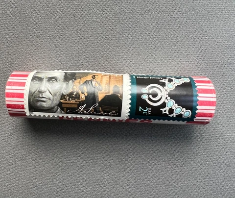2010 Lincoln head union shield penny roll cancelled and stamped Cover