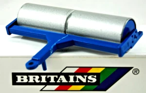 1982 BRITAINS 1:32 Farm 9549 BLUE Die-Cast HEAVY KIDD ROLLER For TRACTORS - Picture 1 of 14