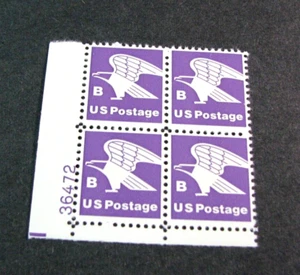 US Platte Block Stempel Scott # 1818 Eagle 1981 postfrisch L707 - Bild 1 von 1