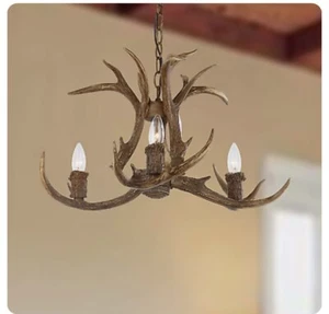 safavieh antler chandelier 21.5” Brown - Picture 1 of 2