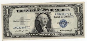 1935 $1 GODLESS SILVER CRTIFIACTE CRISP FRESH AUNC #515-8 - Picture 1 of 2