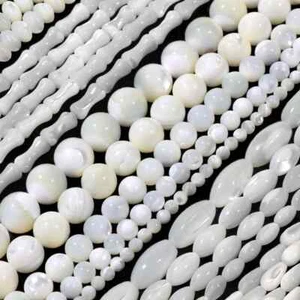 Natural Trochus Seashells Beads Mother of Pearl Loose Spacer Beads Accessories - Picture 1 of 34