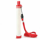 Portable Purifier Water Filter Straw Gear Emergency Life Camping Travel Survival