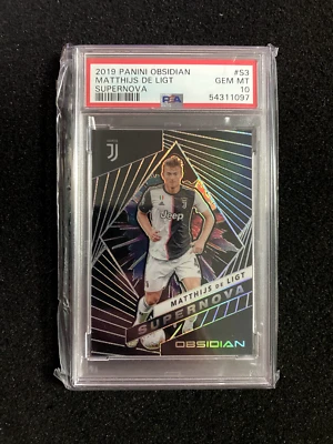 2019 Obsidian Soccer Matthijs De Ligt Supernova /135 Juventus (POP 2) - Image 1 of 3