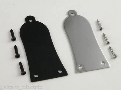 GUITARS ELECTRIC METALL TRUSS ROD COVER + Schrauben CHROM oder SCHWARZ für Epiphone Gitarren SG LP
