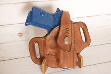 Walther PPK Unique Pancake Snap Holster 1 1/4 slot Genuine Leather 100% Handmade