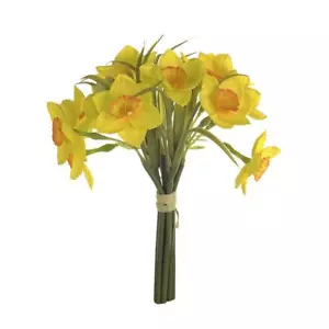 Paquete de narcisos/arbusto flores de seda artificial 25 cm - Imagen 1 de 1