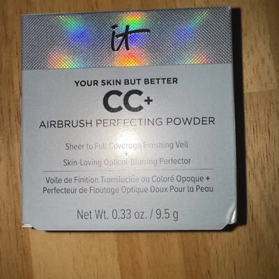 It Cosmetics Your Skin But Better CC+ Airbrush Perfecting Powder MEDIUM NIB - Image 1 of 4
