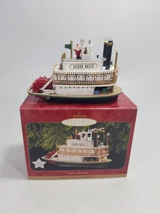 Santa's Showboat Magic 1997 Hallmark Andenken Ornament mit Licht, Bewegung & Musik - Bild 1 von 15