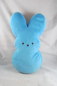 Peeps Pillow Just Born 17" Blue Plush Bunny Rabbit 2018 Candy Advertising - Picture 1 of 10