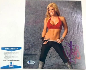 Impact Wrestling Knockout Madison Rayne Autographed 8X10 Photo Signed BAS COA - Picture 1 of 1