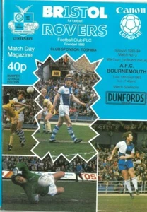 BRISTOL ROVERS V BOURNEMOUTH 13/09/1983 LEAGUE CUP 1ST ROUND 2ND LEG (F5) - Picture 1 of 1