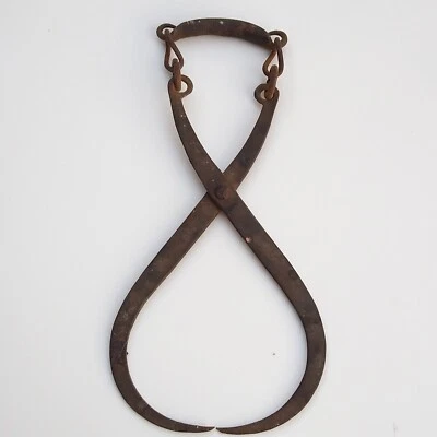 T. B. Schaffer Ice Block Tongs Made in K.C. Mo. Antique Icehouse Primitive Tool - Image 1 of 4