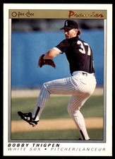 1991 O-Pee-Chee Premier Bobby Thigpen Baseball Cards #120