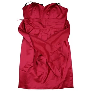 Laona Abend Cocktail Party Brautjungfern mini Kleid kurz Schleife M 38 Pink NEU - Bild 1 von 3