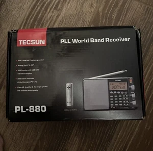 Tecsun PL880 Dual Conversion AM FM Shortwave World Band Radio Single Side Band - Picture 1 of 7