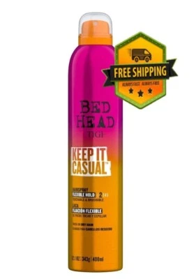 Laca para el cabello Bed Head de TIGI Keep It informal unisex de sujeción flexible, 12,1 oz Foto 1 de 4
