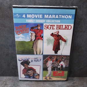 Sgt. Bilko, Dudley Do Right, Ed, Cop and a Half (DVD, 2011, Widescreen) NEW - Picture 1 of 4