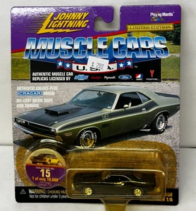 ⚡Johnny Lightning ~ 1970 Dodge Challenger T/A~ #15 Green Muscle Cars USA Limited - Picture 1 of 5