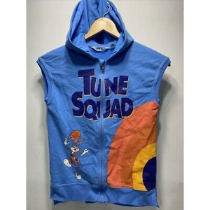 H&M Tune Squad Space Jam Bugs Bunny Sleeveless Hoodie Boy's 8/10 - Picture 1 of 8