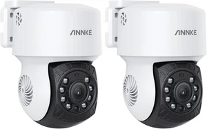 ANNKE 2Pack 1080P 2MP AHD CCTV Home Surveillance Dome Wired PT Camera black  - Picture 1 of 9
