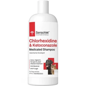 Champú SensoVet clorhexidina ketoconazol para perros y gatos - 12 oz - Imagen 1 de 4