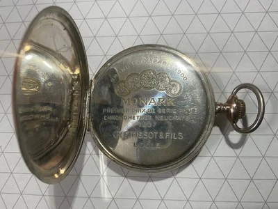 CF Tissot et Fils  20s solid silver 15j running pocketwatch. - image 1 of 4