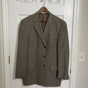 Joseph Abboud Herren Glencheck Blazer Seide/Wolle mit Viskosefutter 44 L - Bild 1 von 7